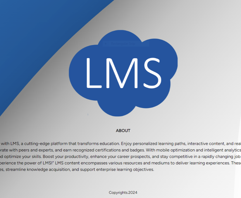Learning Management System 
